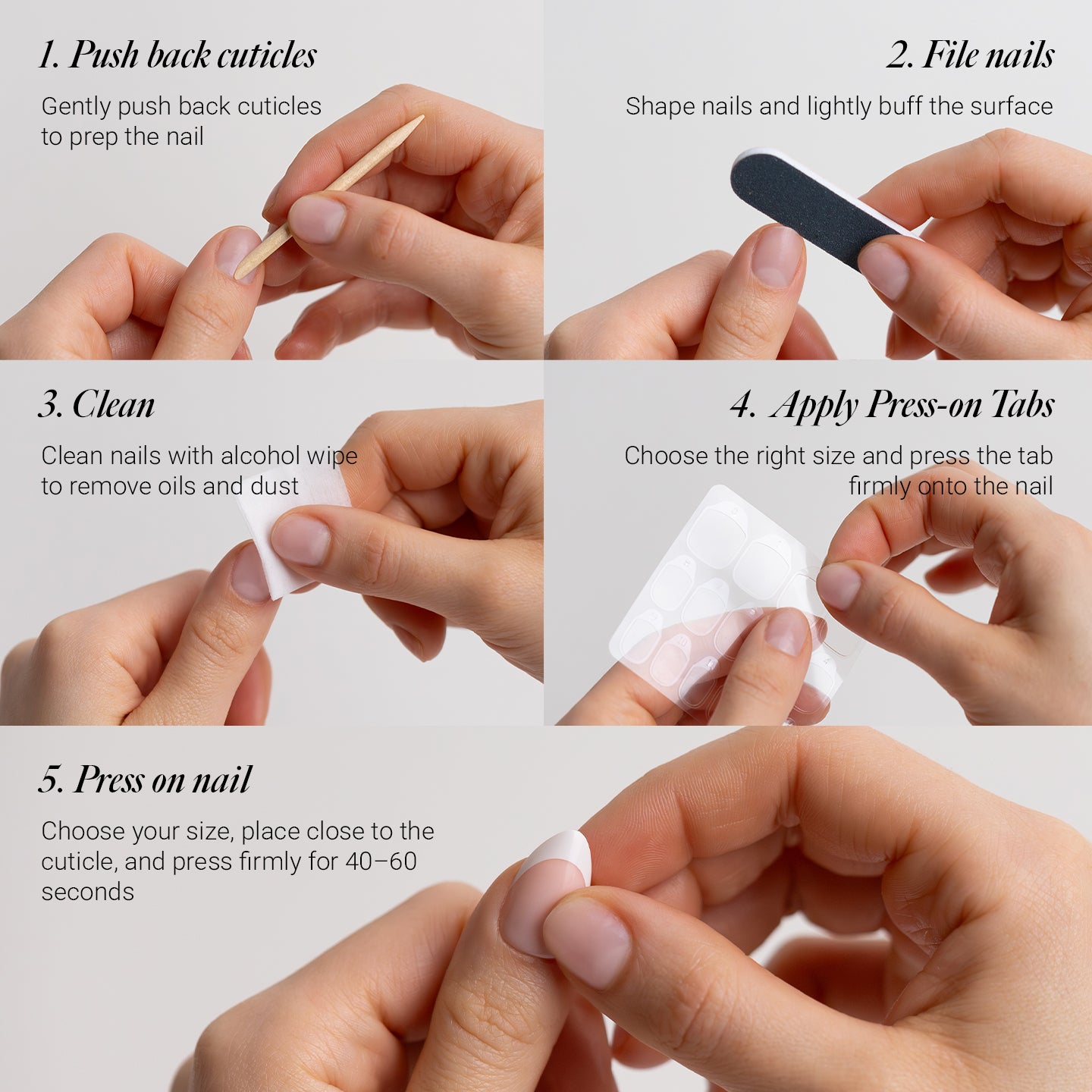 Instant Pro Press-on Tabs