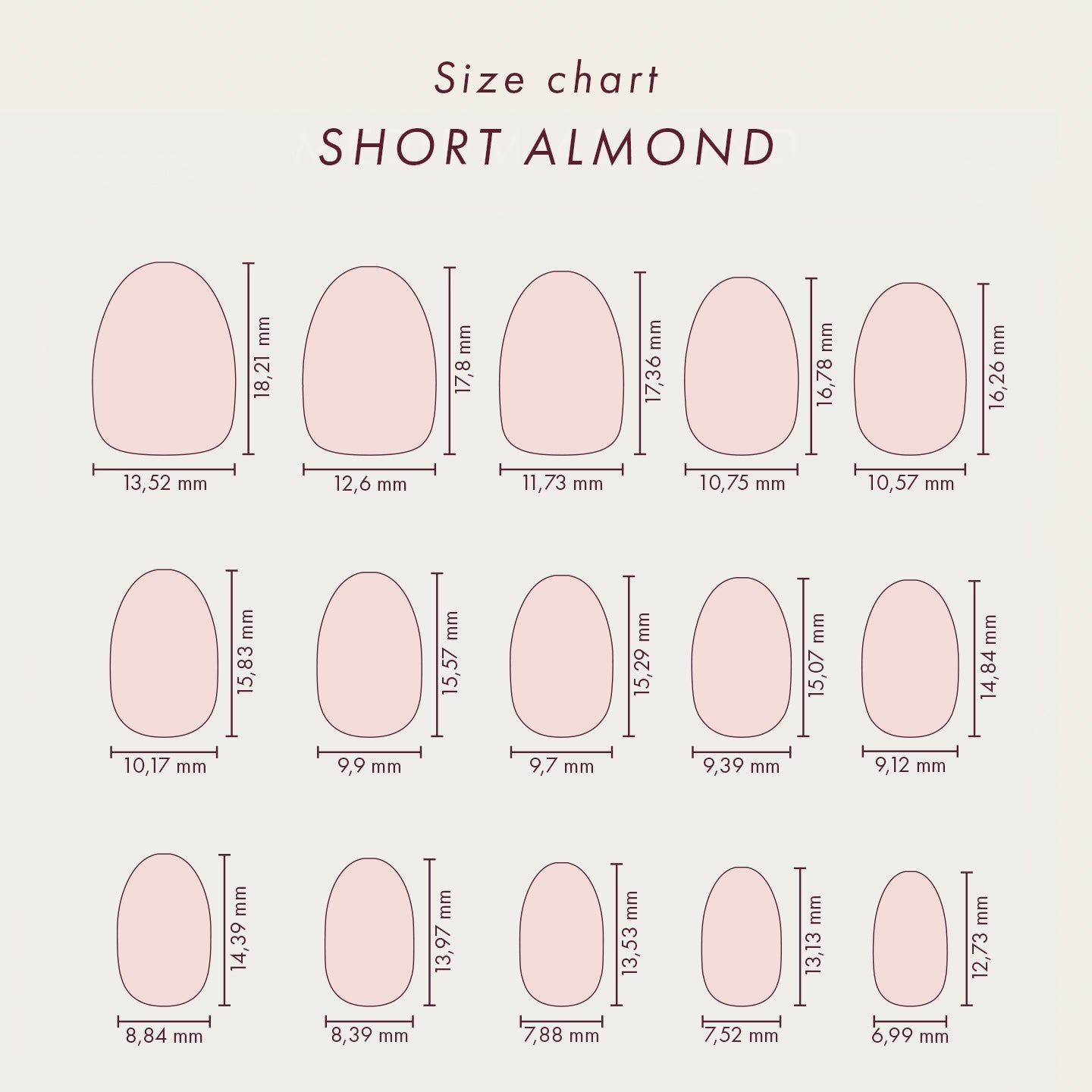 Classic French - Short Almond - DUFFBEAUTY