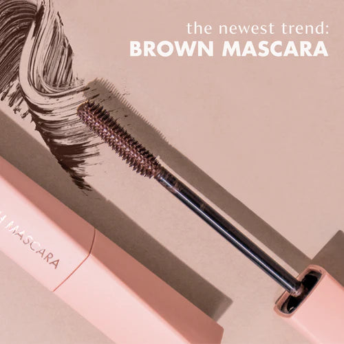 brown mascara is the newest trend and it has come to stay