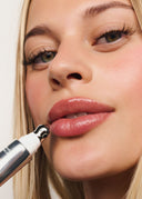 Lip Dew Butter Balm - Clear, on the lips