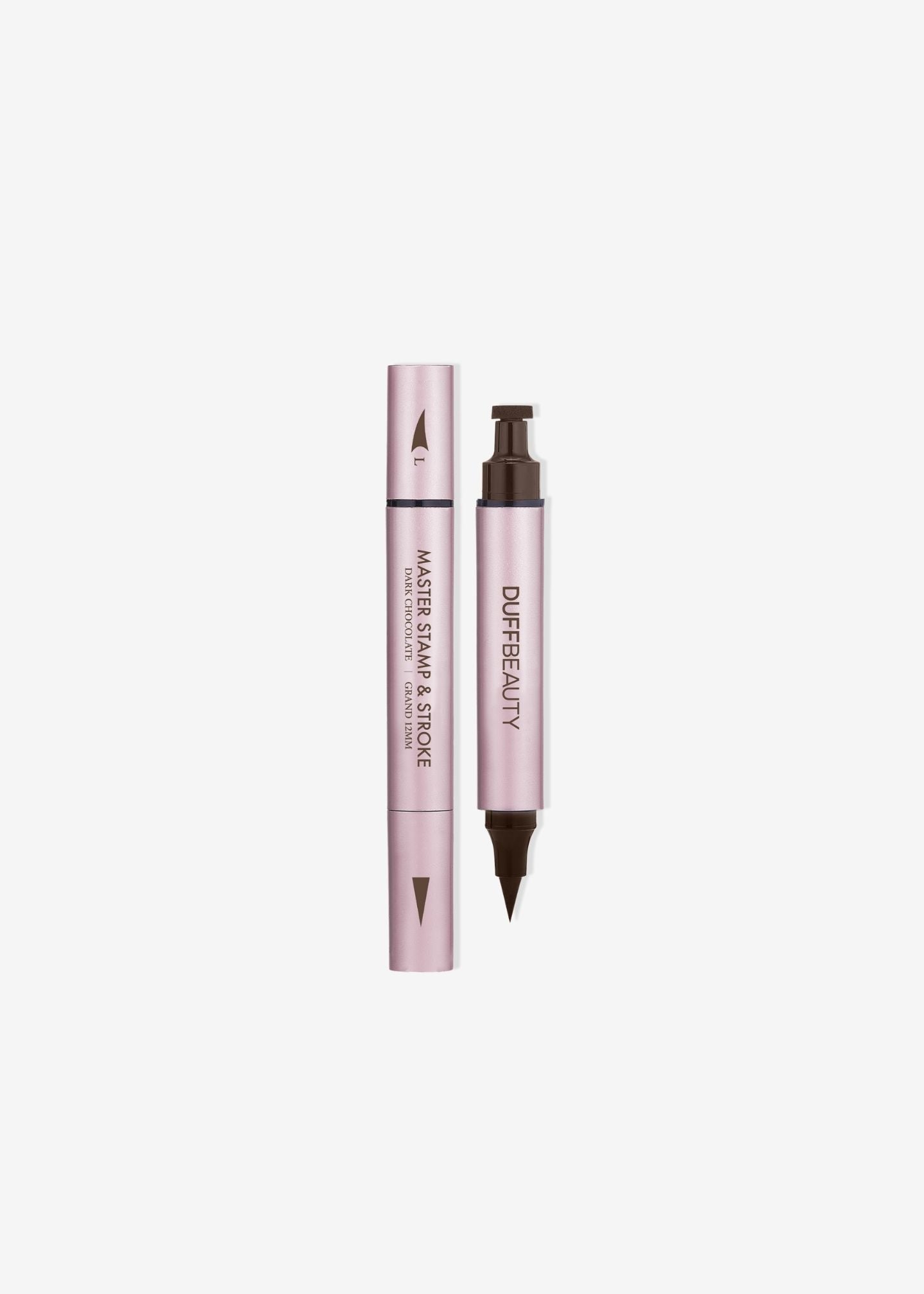 Master Stamp & Stroke Eyeliner, Dark Chocolate from Duff Beauty